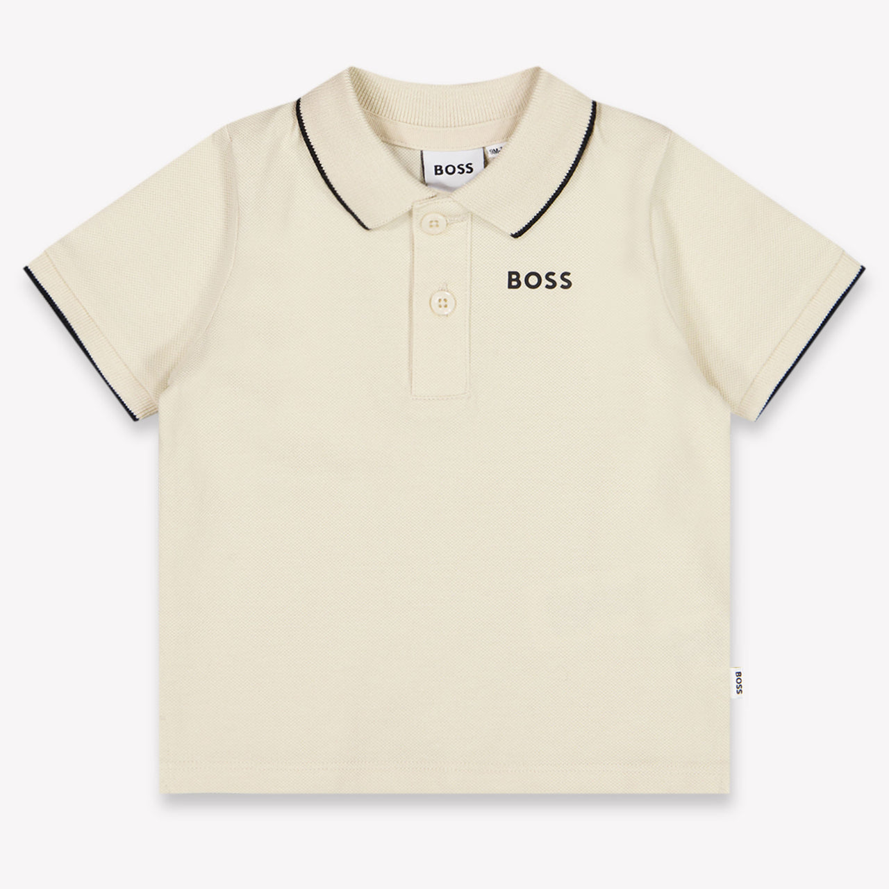 Boss Baby Jongens Polo In Licht Beige
