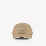 Boss Kinder Jongens Pet In Beige