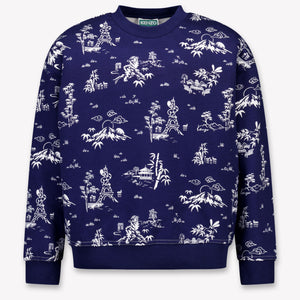 Kenzo Kids Kinder Jongens Trui In Navy