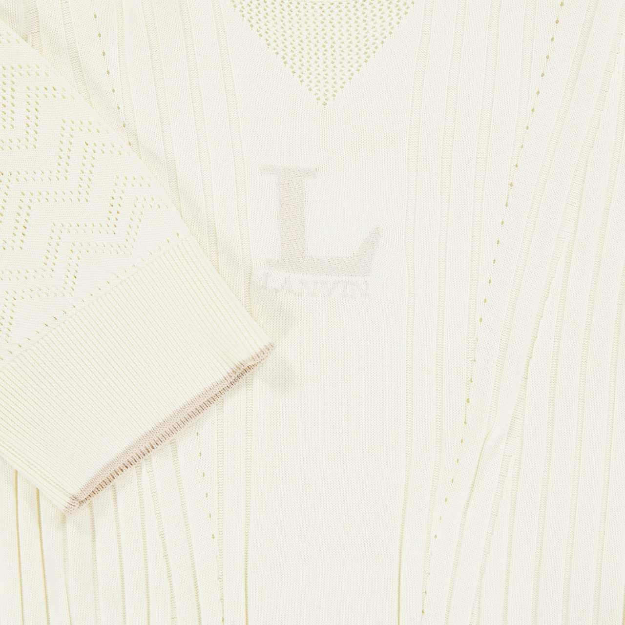 Lanvin Kinder Meisjes T-Shirt in Ecru