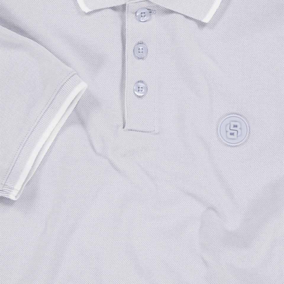Boss Kinder Jongens Polo In Licht Blauw