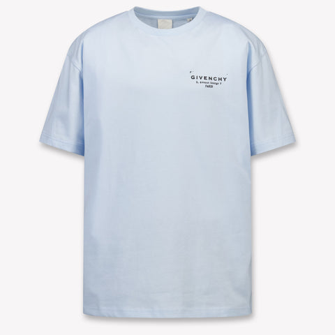 Givenchy Kinder Jongens T-Shirt In Licht Blauw
