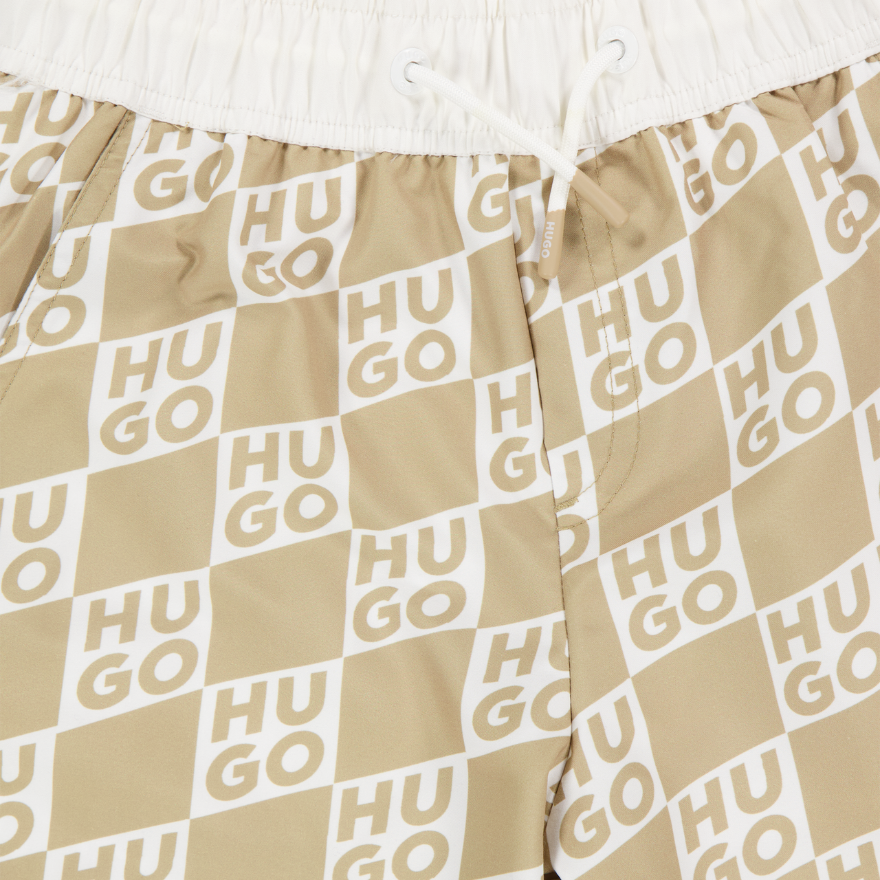 HUGO Kinder Jongens Zwemkleding In Beige