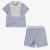 Boss Baby Jongens Setje In Licht Blauw