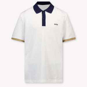 Boss Kinder Jongens Polo In Wit