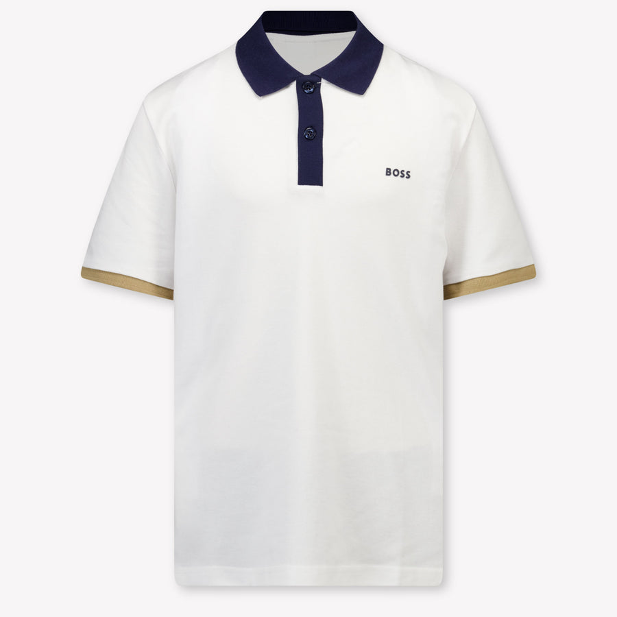 Boss Kinder Jongens Polo In Wit