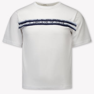 Lanvin Kinder Jongens T-Shirt In Wit