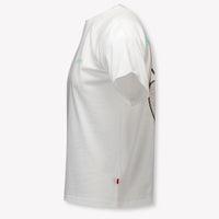 HUGO Kinder Jongens T-Shirt In Off White