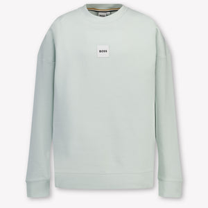 Boss Kinder Jongens Trui In Mint
