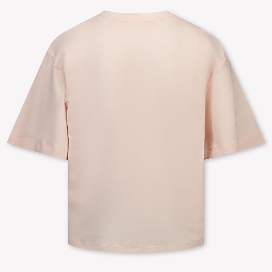 Chloe Kinder Meisjes T-Shirt In Licht Roze