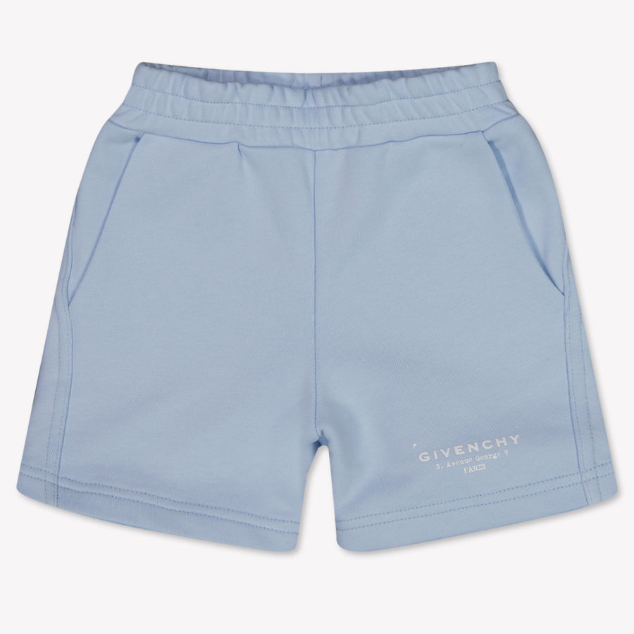 Givenchy Baby Jongens Shorts In Licht Blauw