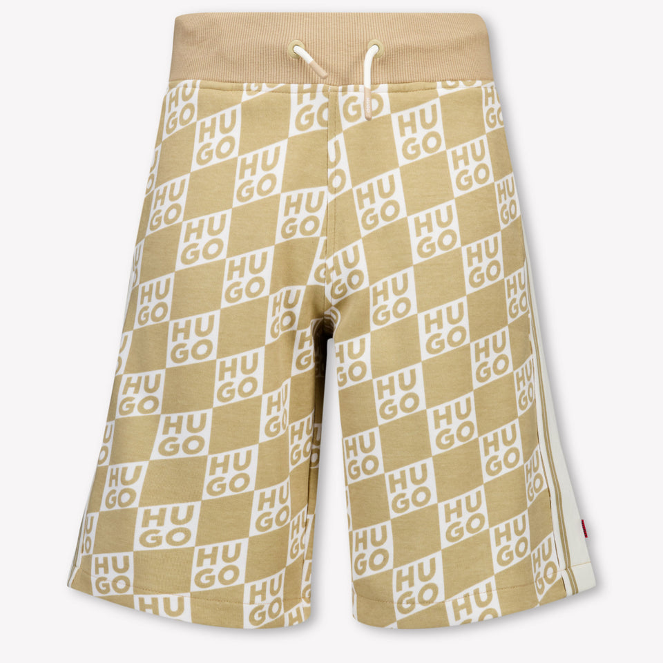 HUGO Kinder Jongens Shorts In Beige