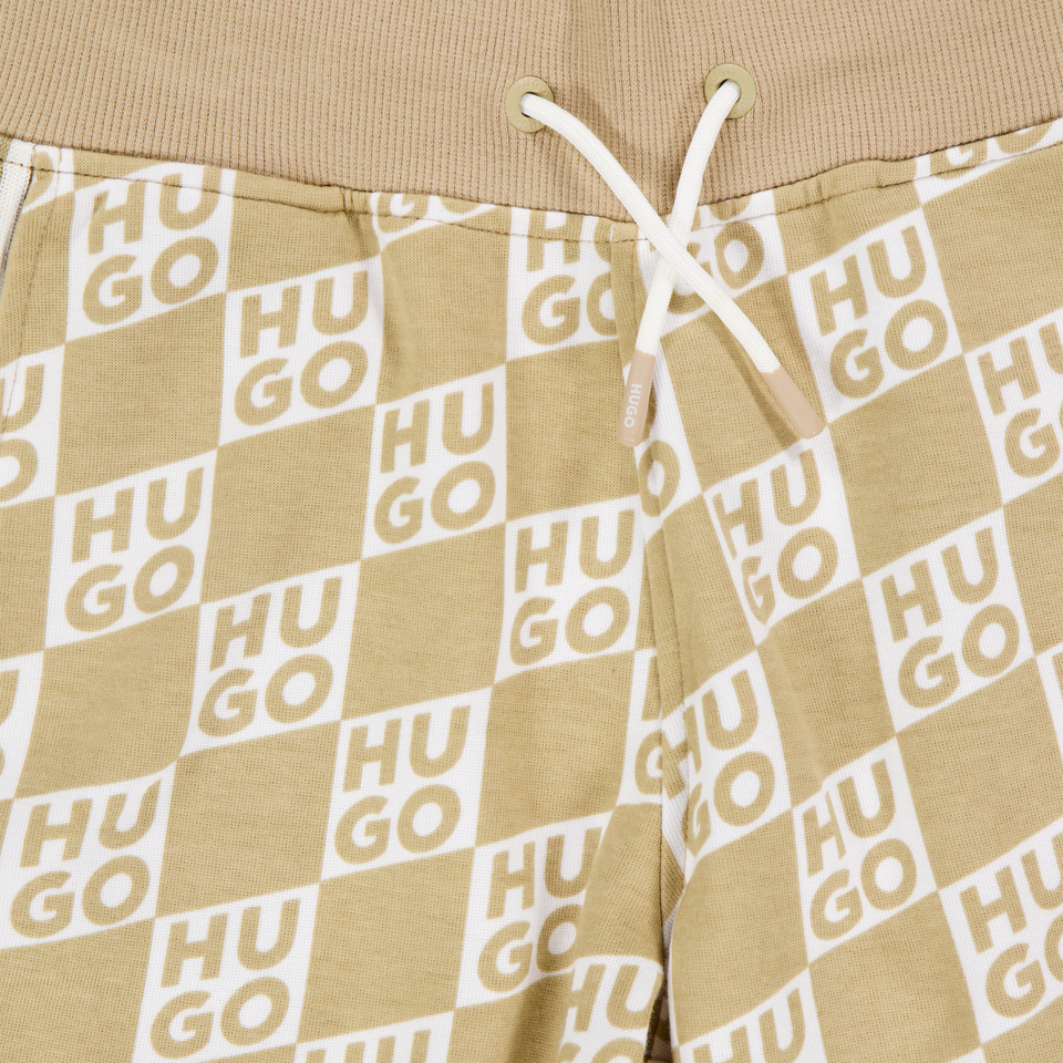 HUGO Kinder Jongens Shorts In Beige