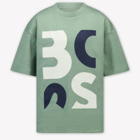 Boss Kinder Jongens T-Shirt In Groen