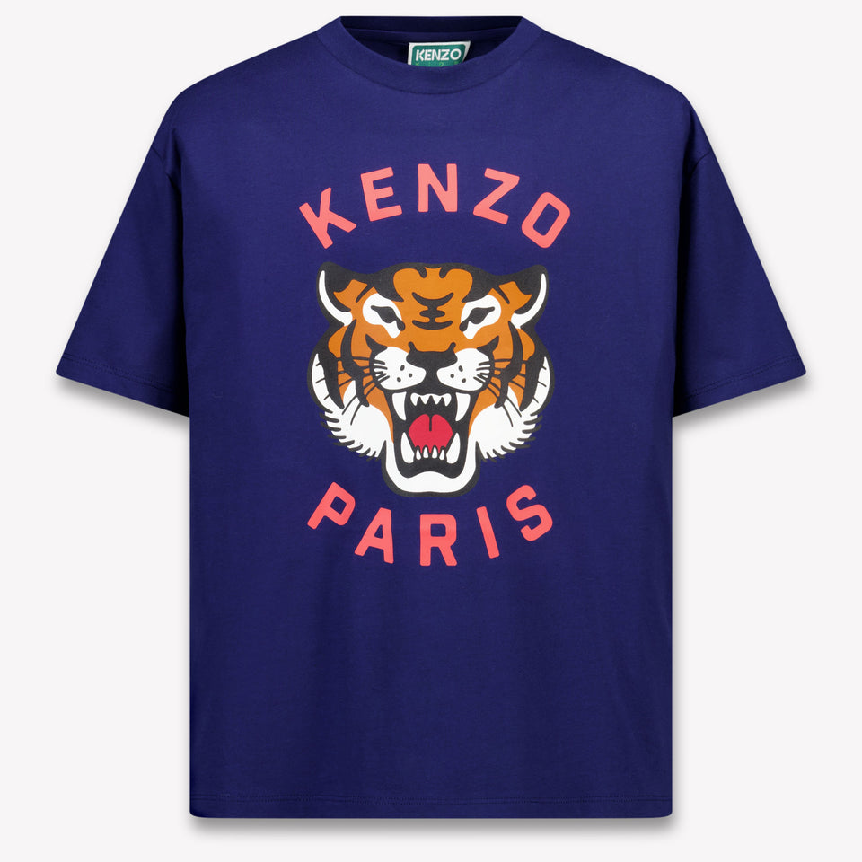 Kenzo Kids Kinder Jongens T-Shirt In Navy