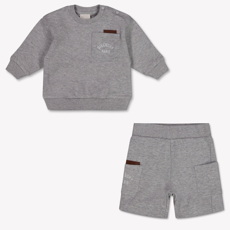 Givenchy Baby Jongens Setje In Grijs
