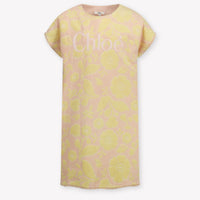 Chloe Kinder Meisjes Jurk In Licht Roze