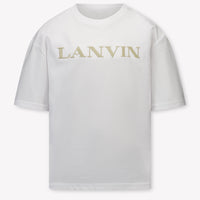 Lanvin Kinder Jongens T-Shirt In Wit