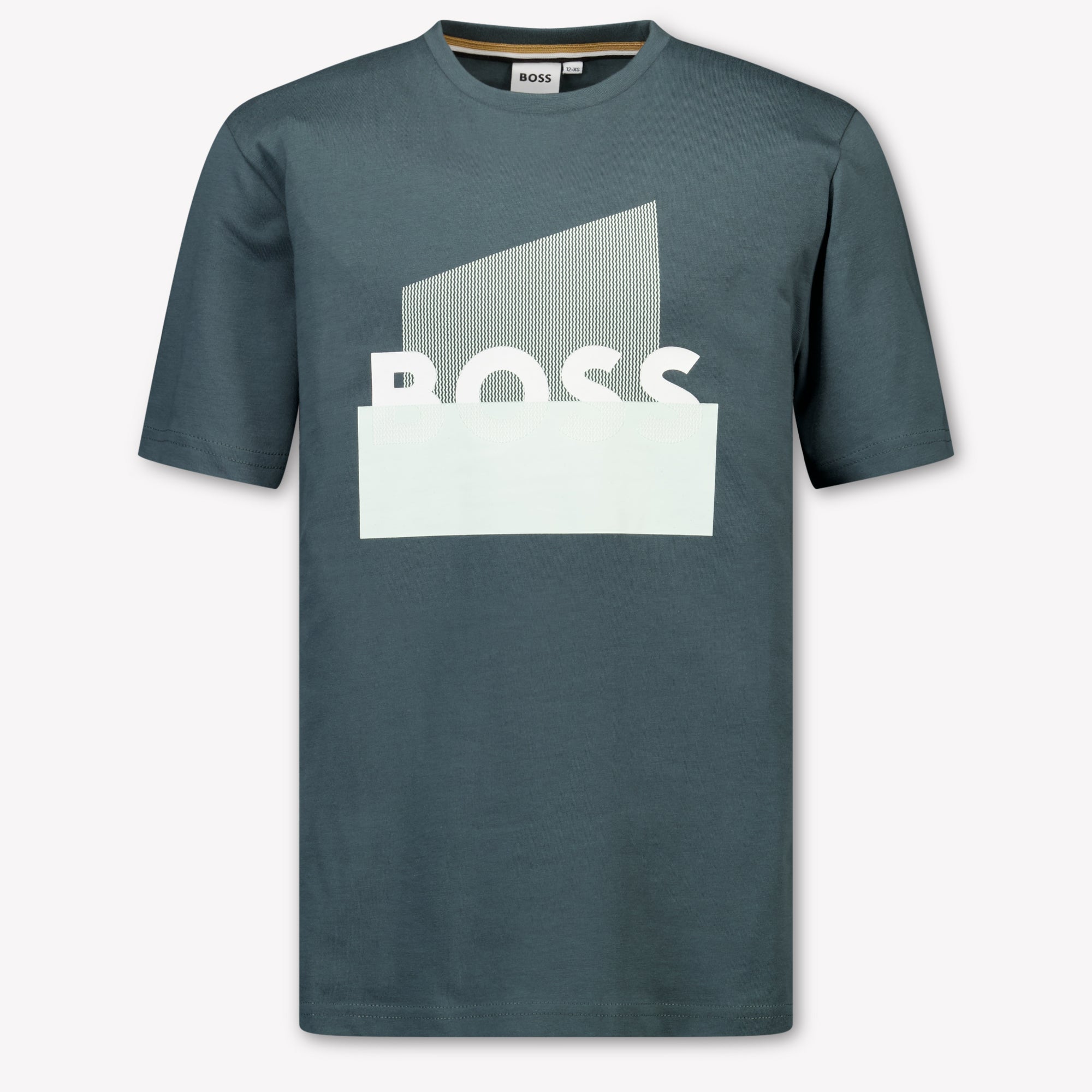 Boss Kinder Jongens T-Shirt In Donker Groen