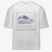 Lanvin Kinder Jongens T-Shirt In Wit