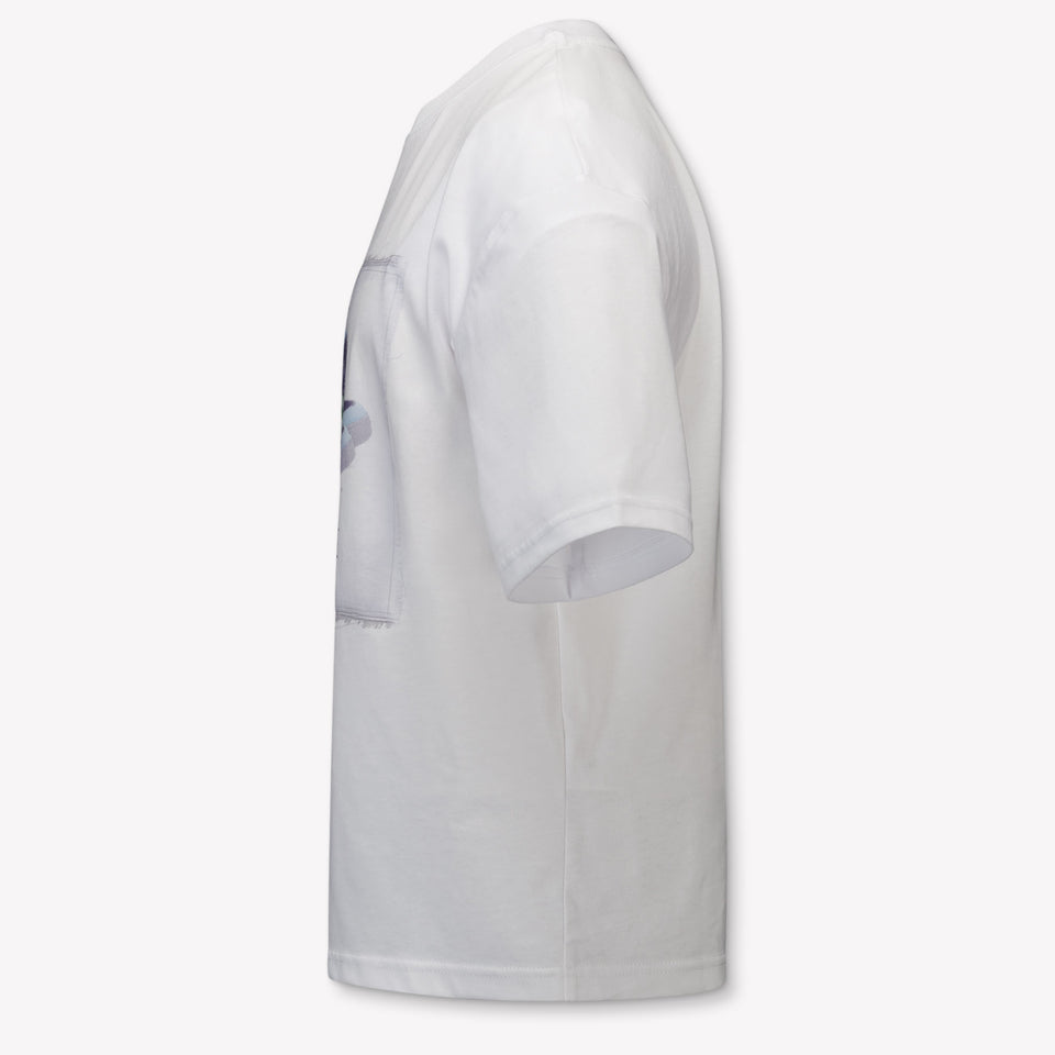 Lanvin Kinder Jongens T-Shirt In Wit