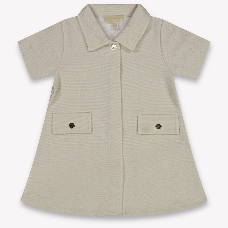 Michael Kors Baby Meisjes Jurk In Goud