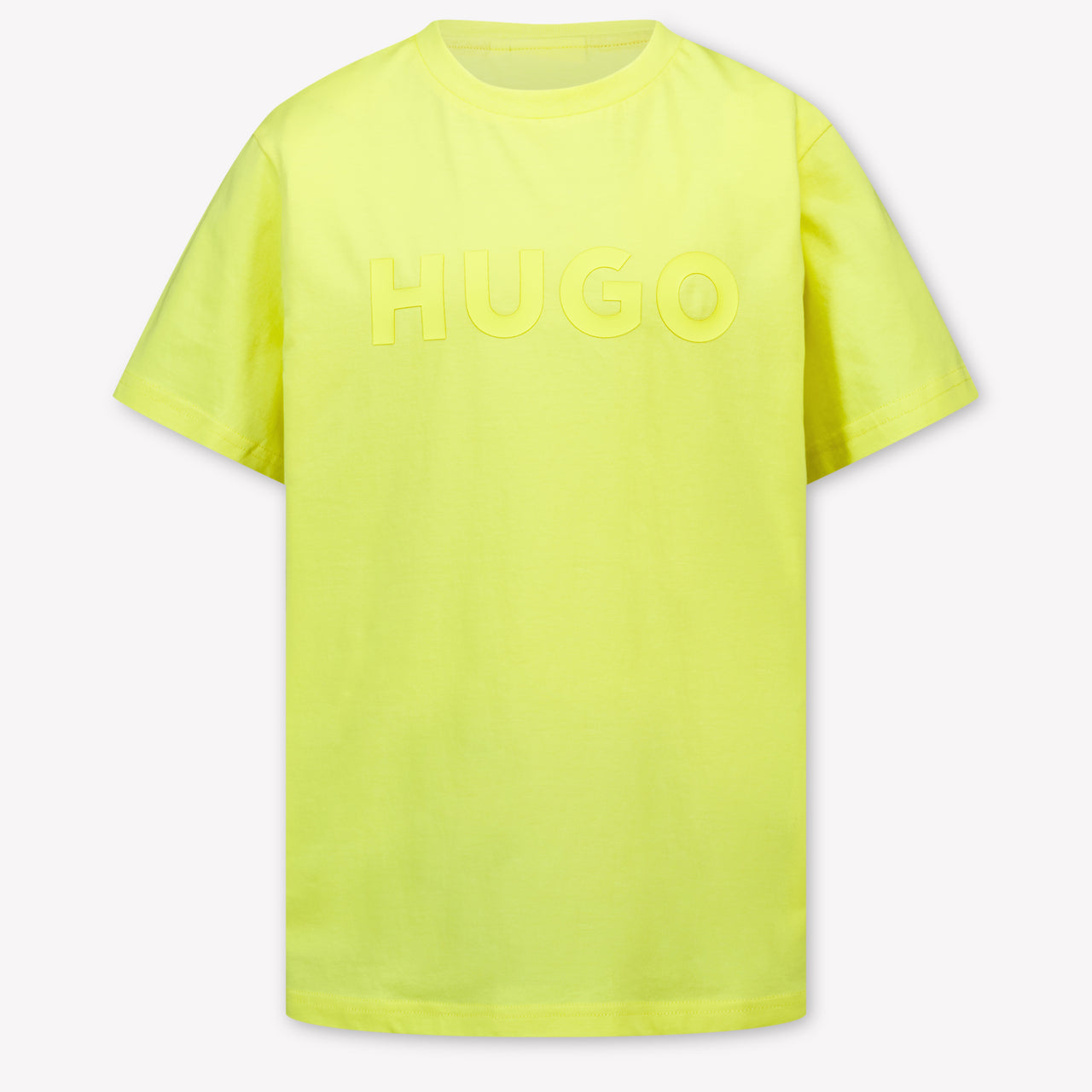 HUGO Kinder Jongens T-Shirt In Geel