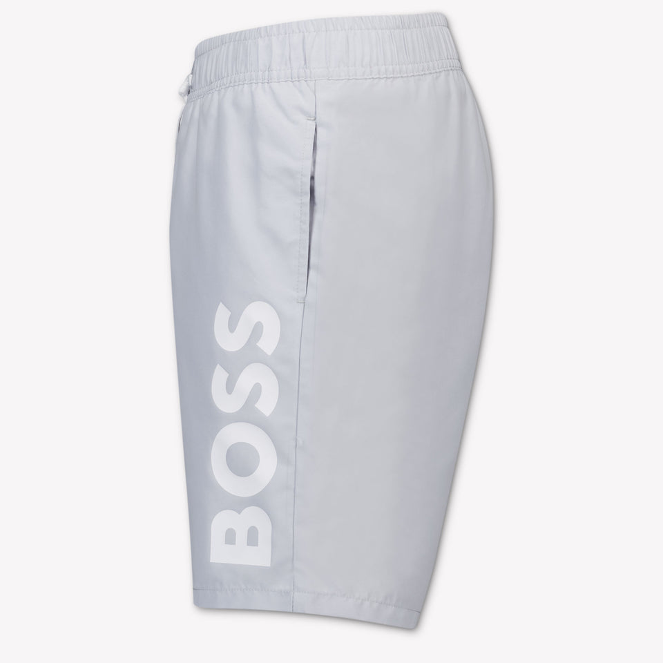 Boss Kinder Jongens Zwemkleding In Licht Blauw
