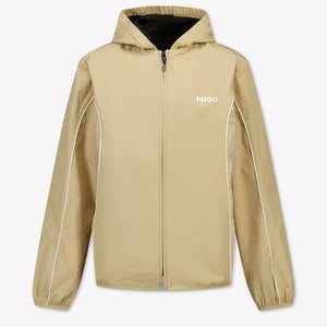HUGO Kinder Jongens Zomerjas In Beige
