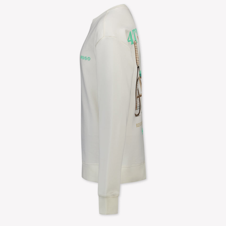 HUGO Kinder Jongens Trui In Licht Beige