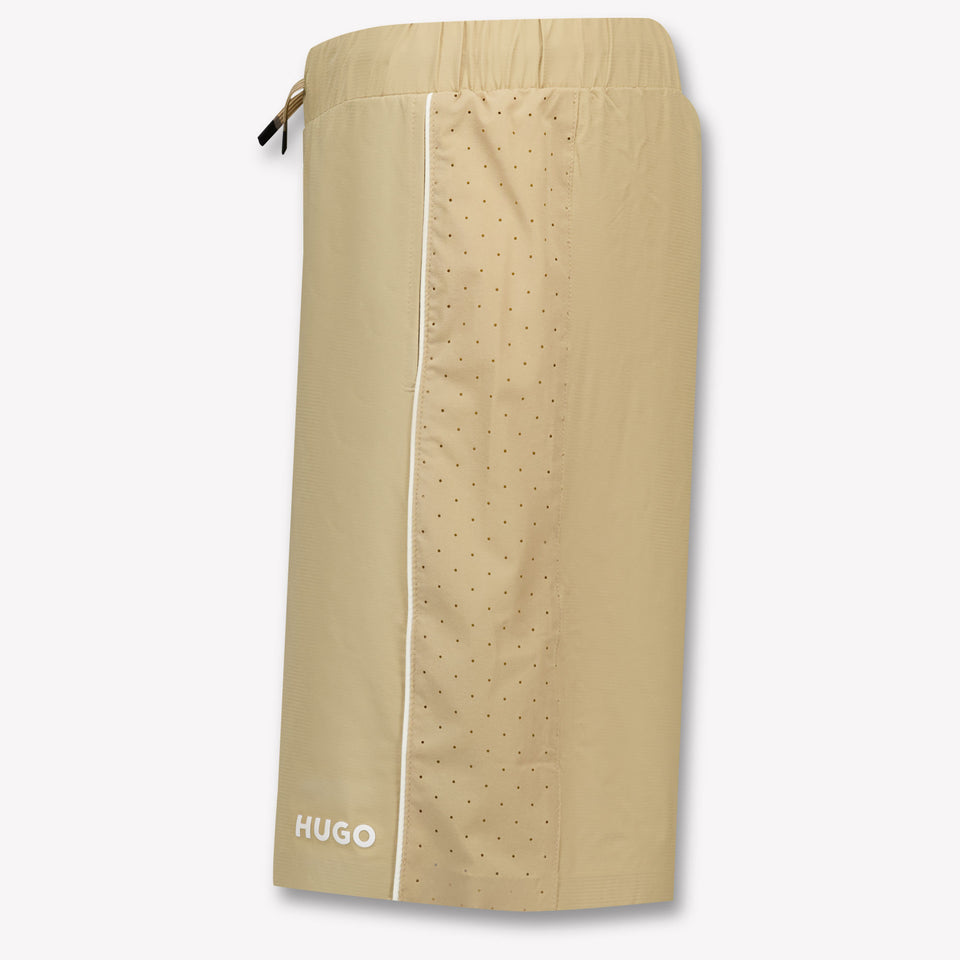 HUGO Kinder Jongens Shorts In Beige