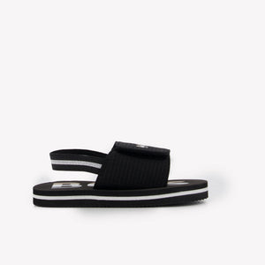 Boss Jongens Slippers In Zwart