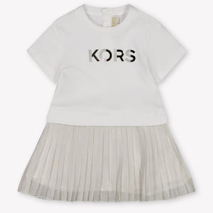 Michael Kors Baby Meisjes Jurk In Wit