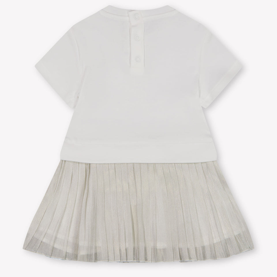 Michael Kors Baby Meisjes Jurk In Wit