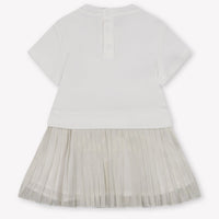 Michael Kors Baby Meisjes Jurk In Wit
