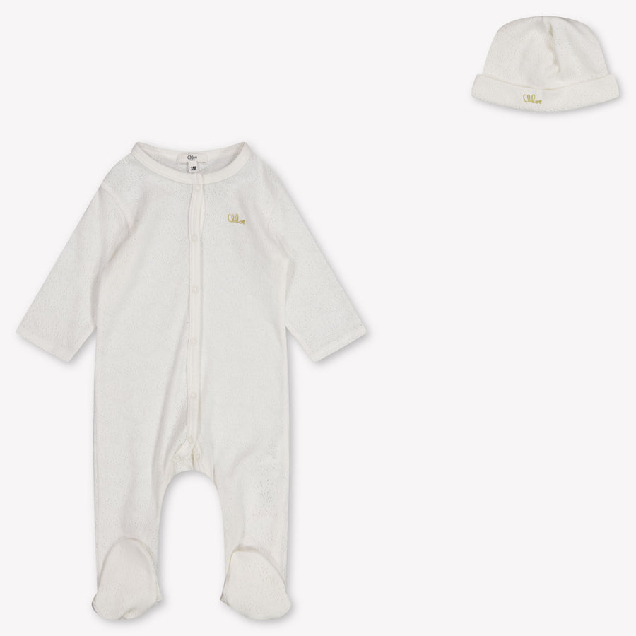 Chloe Baby Meisjes Boxpakje In Wit