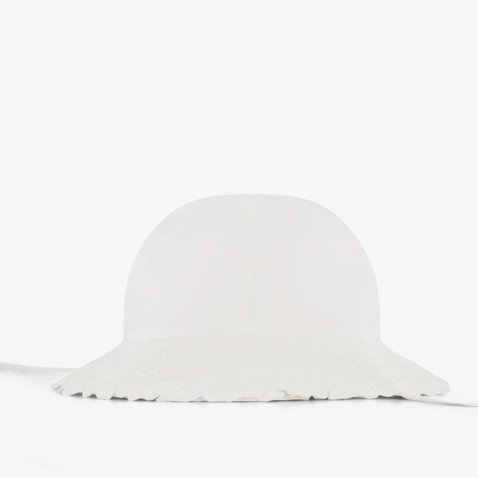 Chloe Baby Meisjes Hoed In Wit