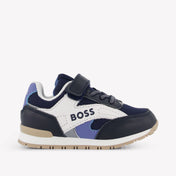 Boss Jongens Sneakers In Navy