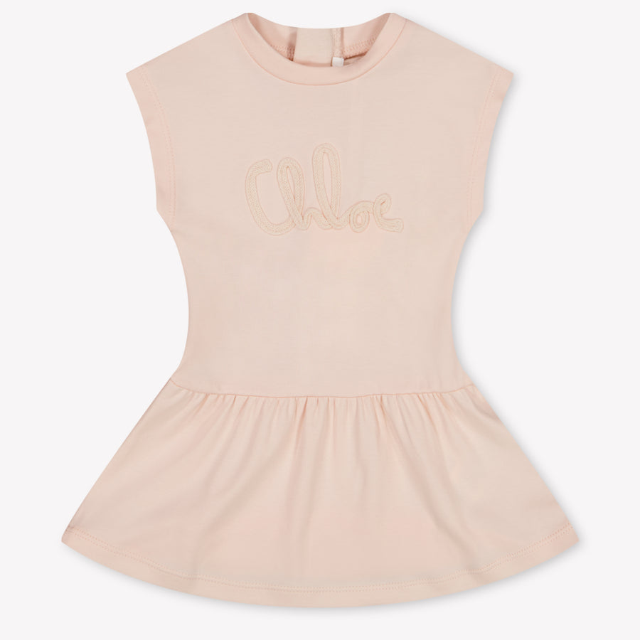 Chloe Baby Meisjes Jurk In Licht Roze