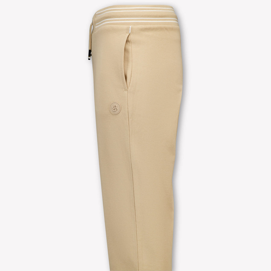 Boss Kinder Jongens Broek In Beige