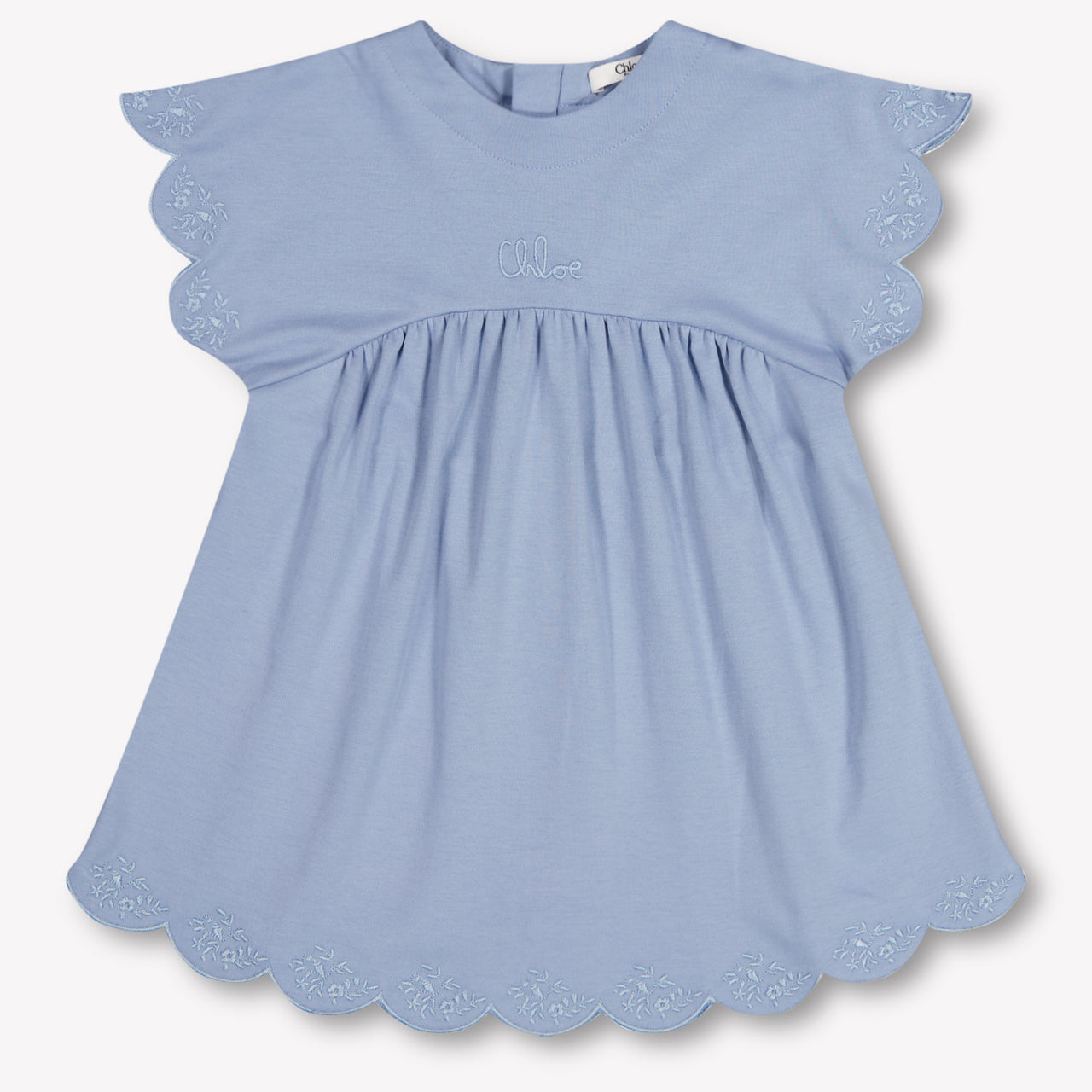 Chloe Baby Meisjes Jurk In Licht Blauw