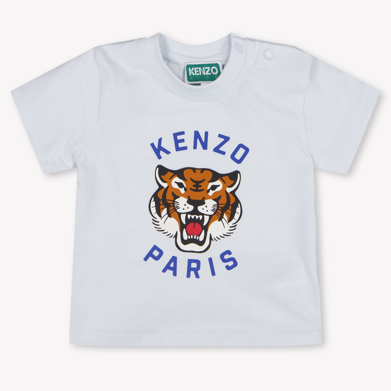 Kenzo Kids Baby Jongens T-Shirt In Licht Blauw