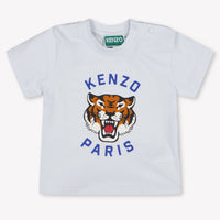 Kenzo Kids Baby Jongens T-Shirt In Licht Blauw