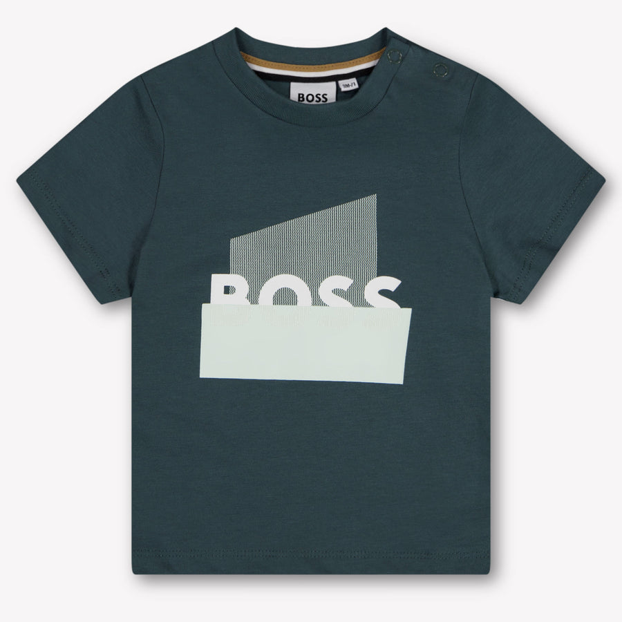 Boss Baby Jongens T-Shirt In Donker Groen