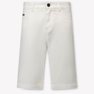 Boss Kinder Jongens Shorts In Wit