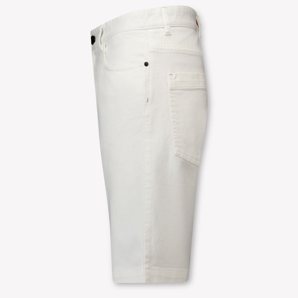 Boss Kinder Jongens Shorts In Wit