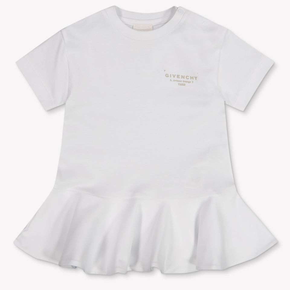 Givenchy Baby Meisjes Jurk In Wit