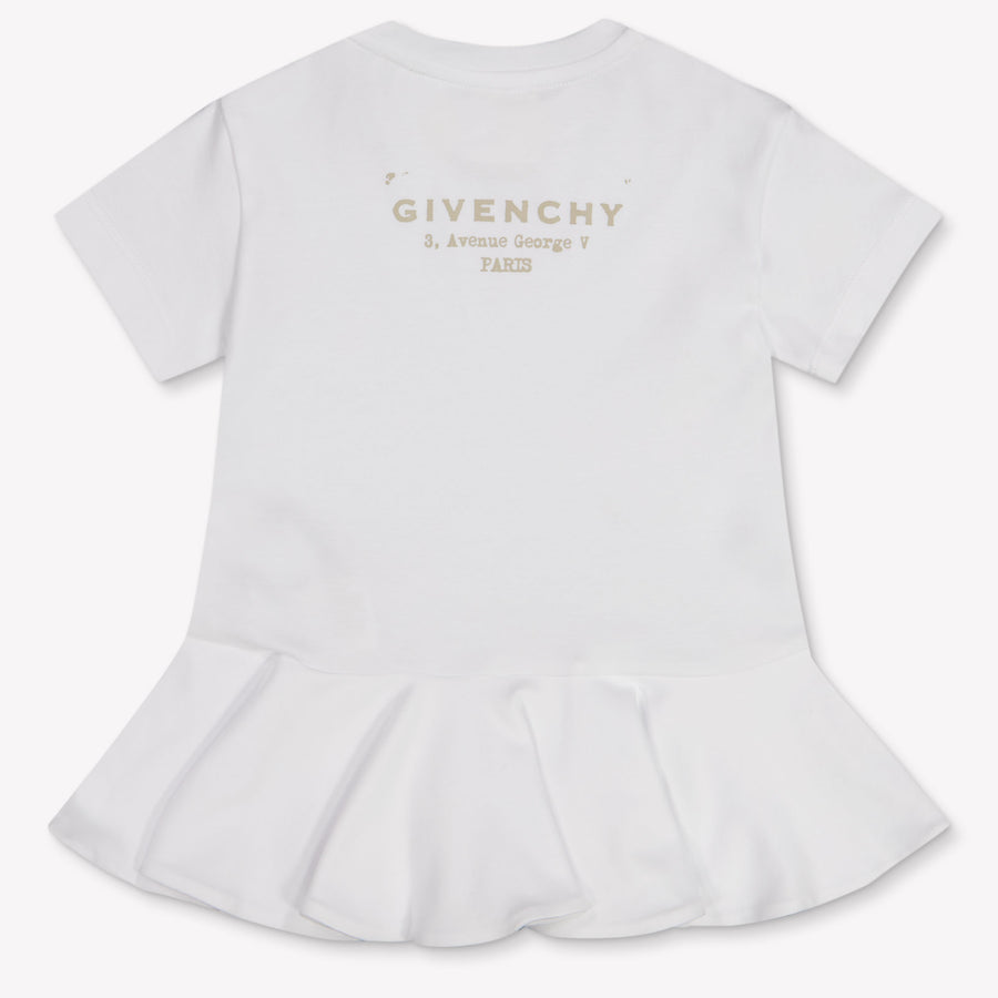 Givenchy Baby Meisjes Jurk In Wit