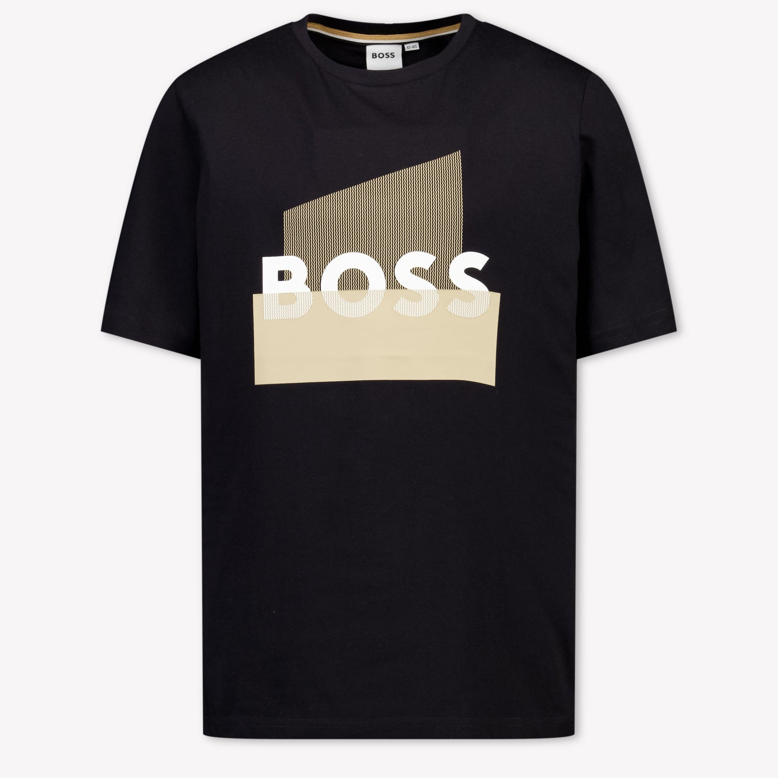 Boss Kinder Jongens T-Shirt In Zwart