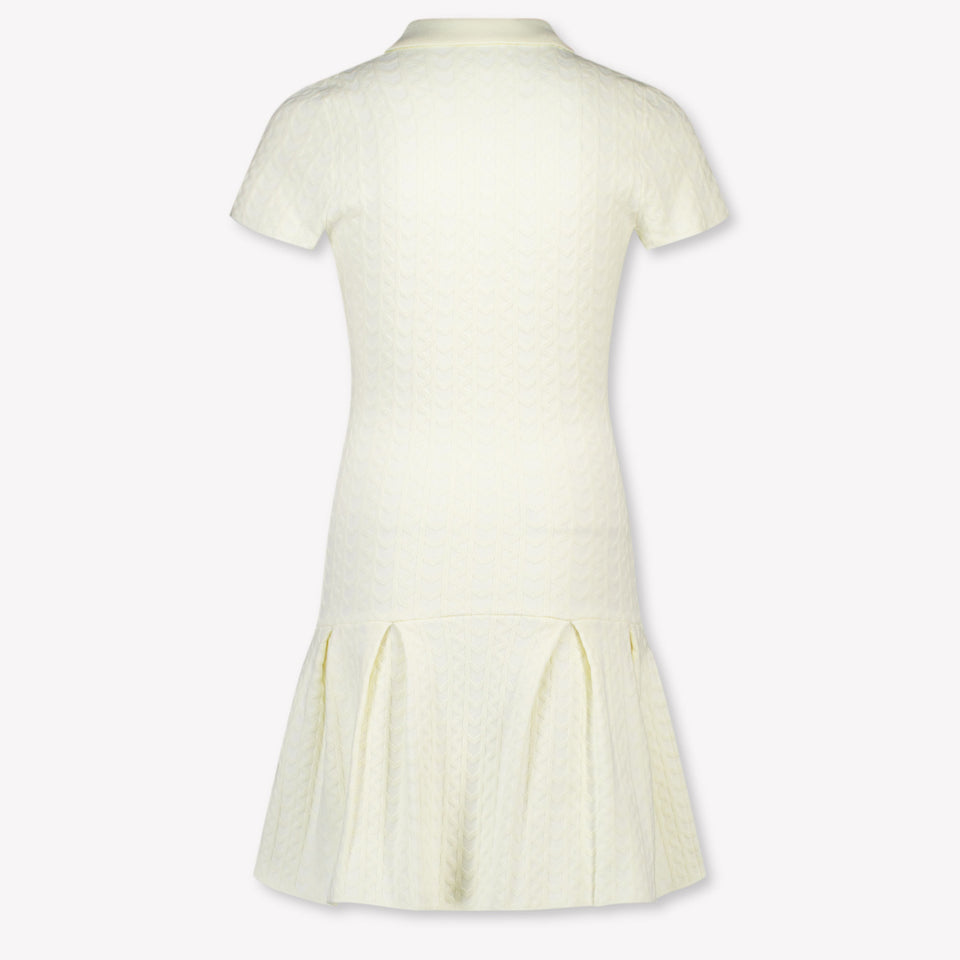 Michael Kors Kinder Meisjes Jurk In Ecru